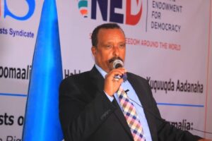 Wasiirka warfaafinta Galmudug Axmed Shire Falagle