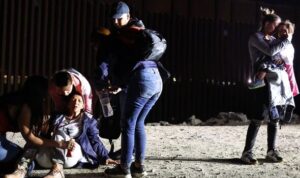 Hundreds of thousands of migrants turn up at the border to enter the US (Image: Getty)
