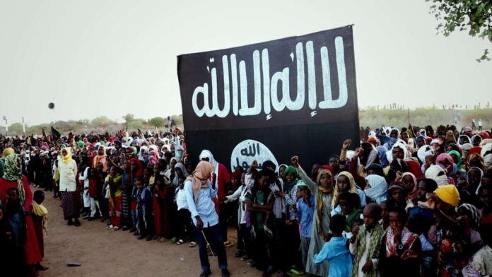 Magaalada Jilib oo Al-Shabaab ay isugu soo bixiyeen dadka si ay u taageeraan Falastiin. Xuquuqda sawirka: Long War Journal